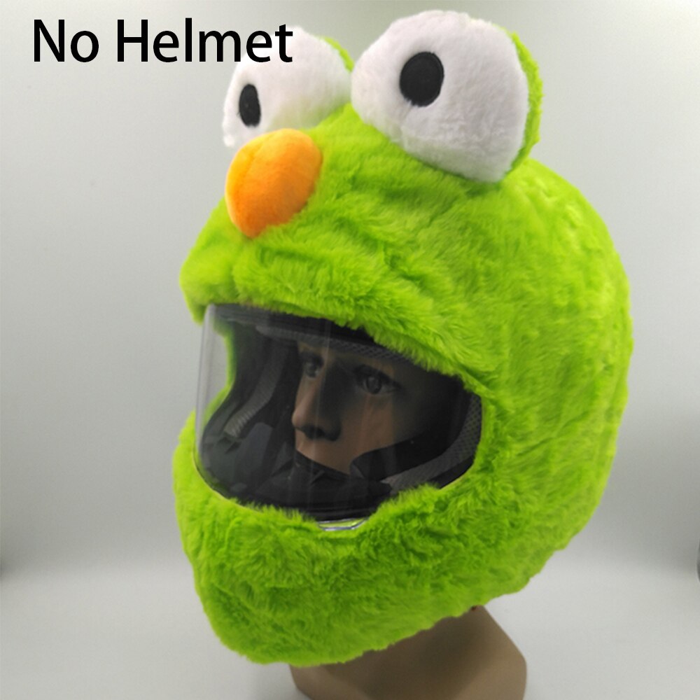 Juleplysjdeksel motorsykkelhjelm tilbehør casco moto cascos para moto capacete de motocicleta kask ror: Ødu grønt