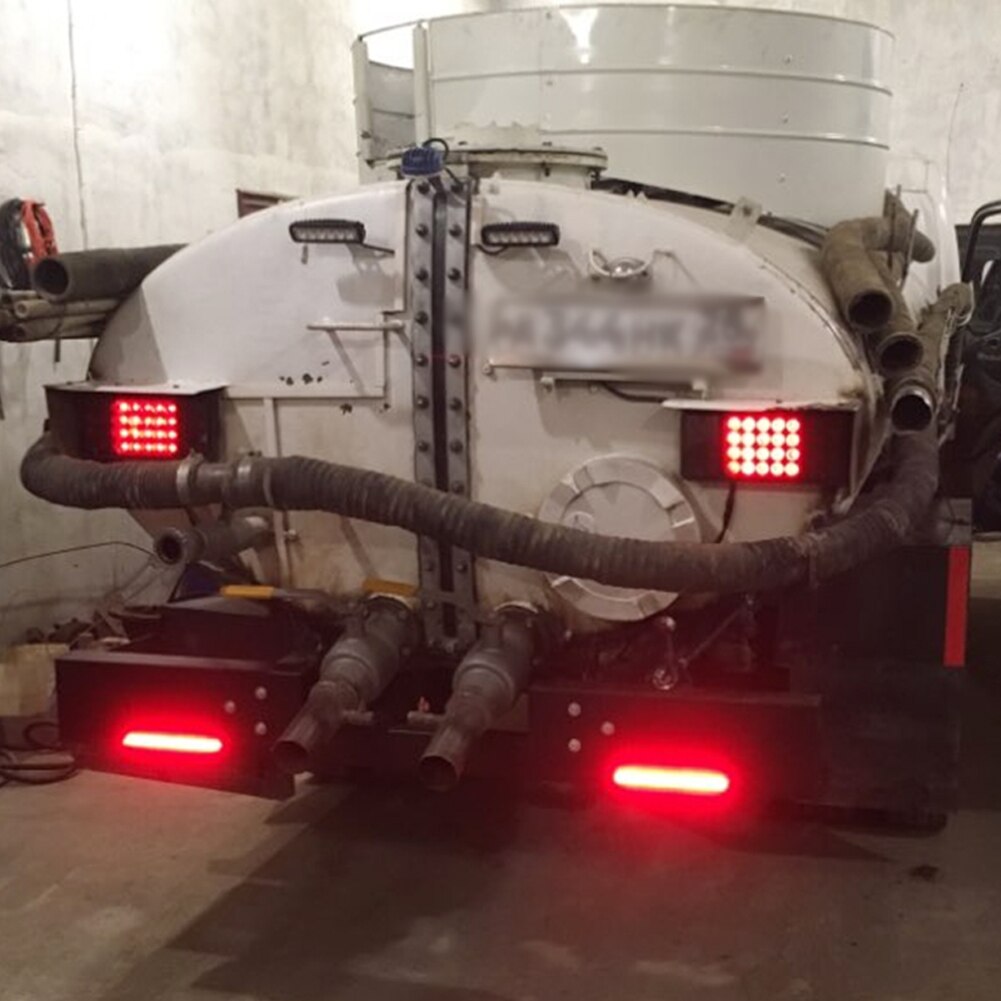 1Piece 30LED Rear Light Trailer Stop Signal Trailer LED Lights Truck LED 24v Truck Lights LED Tail Light 10-30V Tail Brake Light