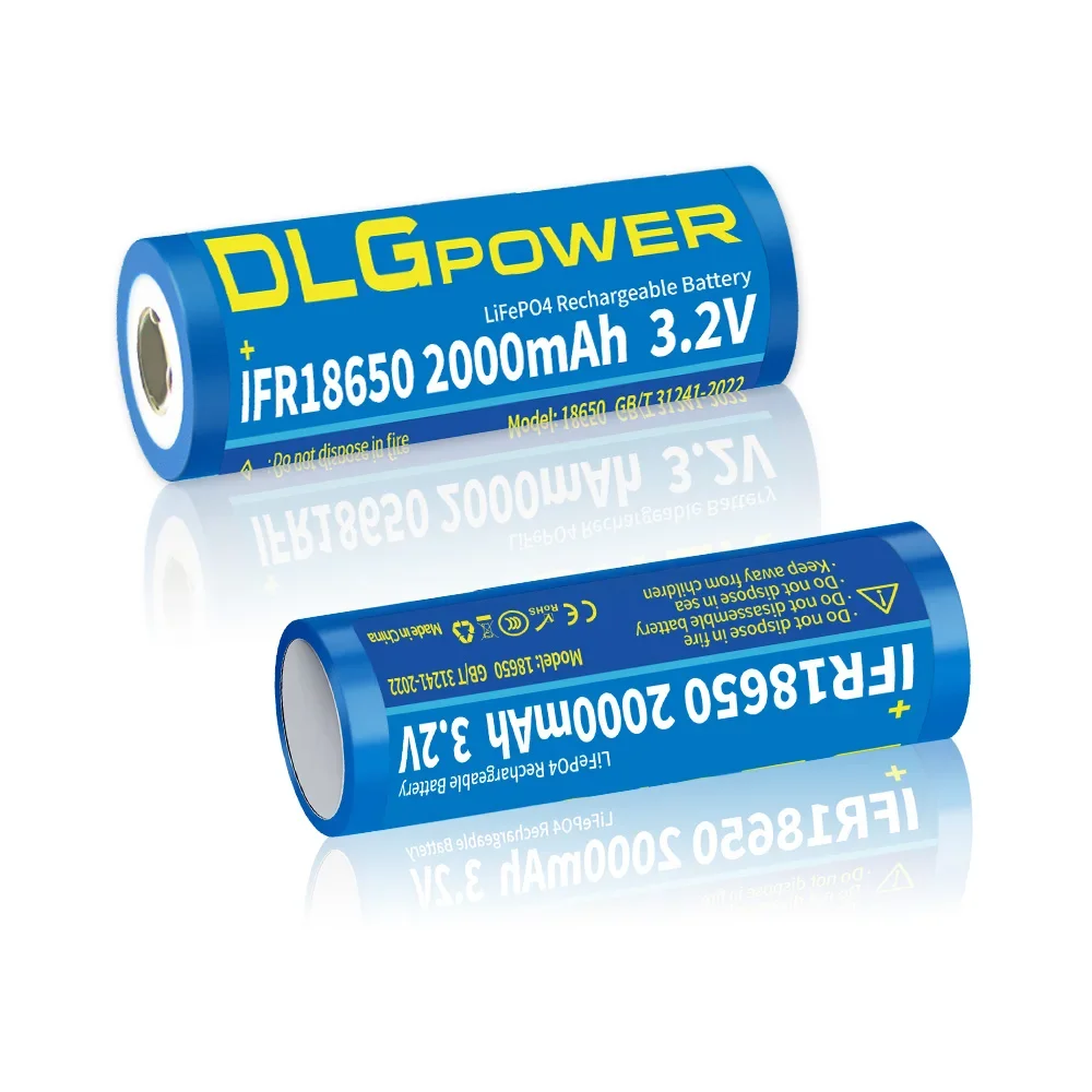 Aipeke 2025 100% novo hg2 18650 2000mah bateria recarregável 18650 3.2v baterias de energia de descarga + níquel diy