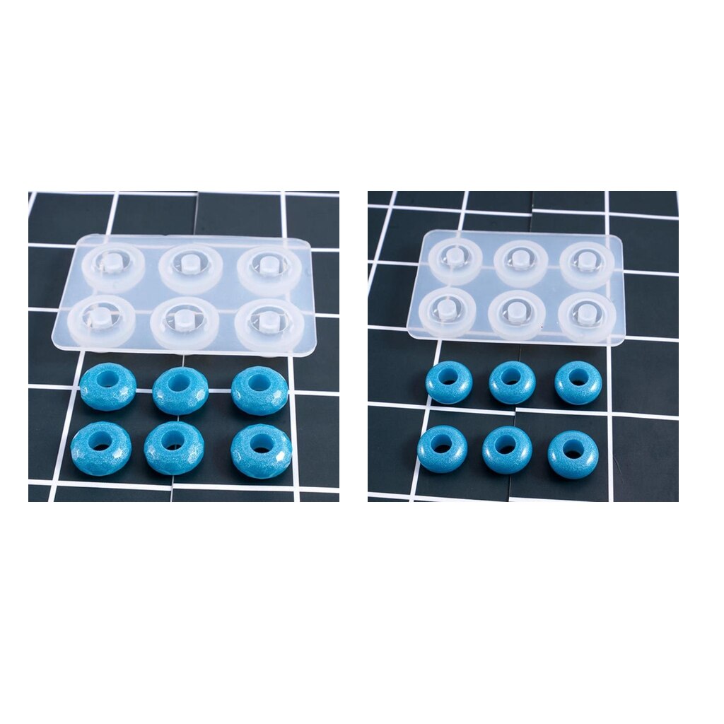 4 Set europeo perline stampo in Silicone braccialetto ciondolo gioielli stampo strumento in resina