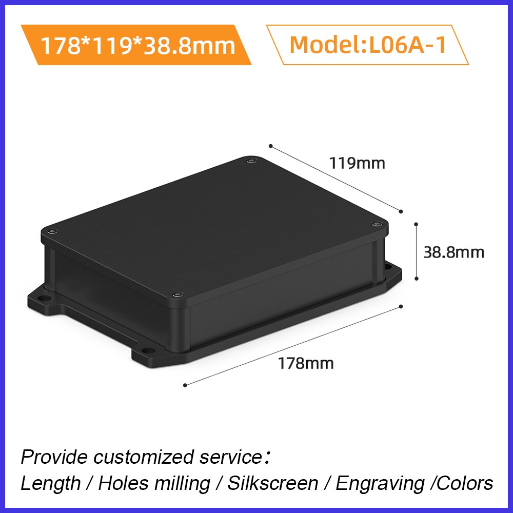 Yongu L06A 150-115 wodoodporna IP68 skrzynka sterownicza element elektroniczny przypadku aluminiowa obudowa