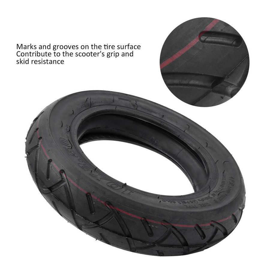 Scooter Wheel Tire Accessory 10 x 2.5inch Outer Tire Inner Tire Tube Set Electric Scooter Wheel Tire Accessory