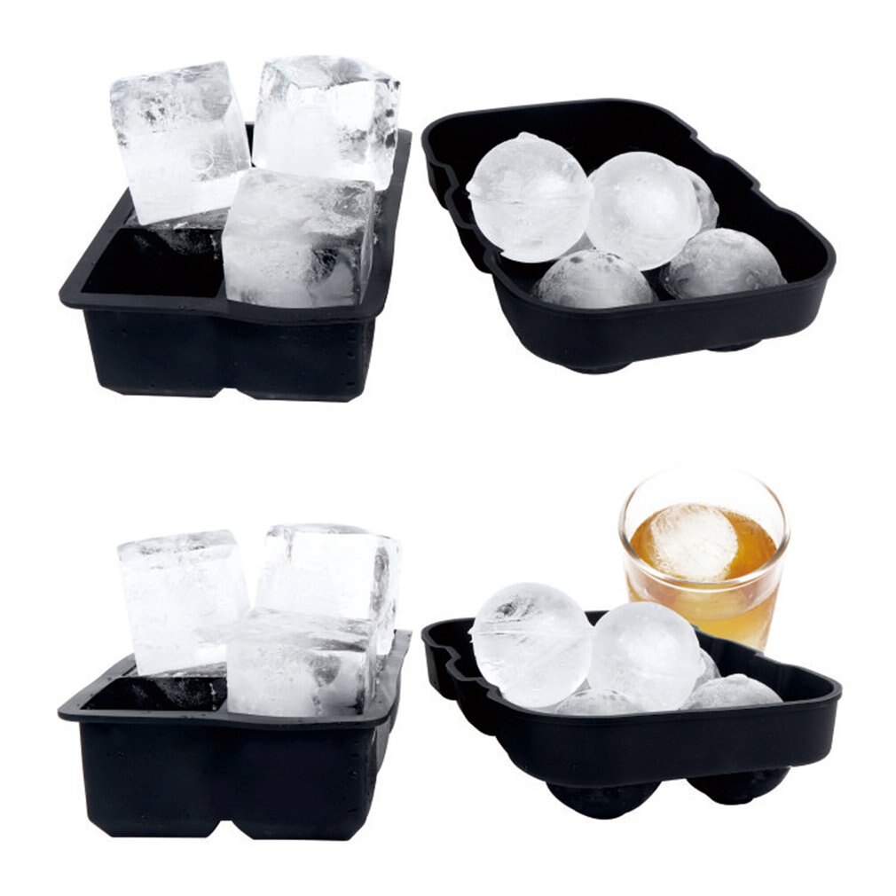 6-hole ice hockey silicone king ice lattice 6 lattice ice lattice ice hockey set with lid combined ice box