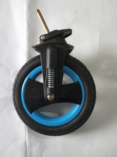 baby stroller accessories front wheel rear wheel belecoo Q3 wisesonle 739 Anershi A986 special rubber front solid wheel: blue color