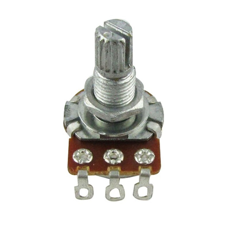 10X Guitar Small Size Pots A250K Potentiometers &amp; 6Pcs Metal Guitar Locked String Saddles For Floyd-Rose Tremolo Bridge