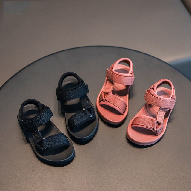Sommer strandsandaler eva bløde børn dreng sandalia krogløkke sko sandal til pige