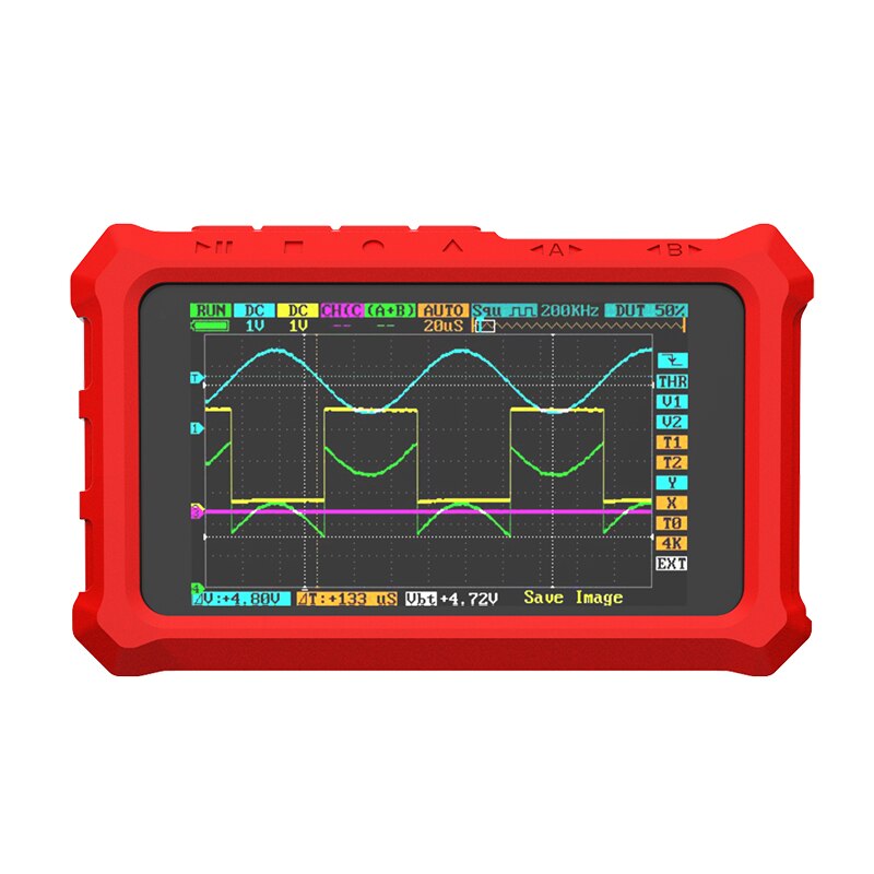 Gummi Schutzhülle Für Ds213 Dso213 Ds203 Dso230 Oszilloskop: rot