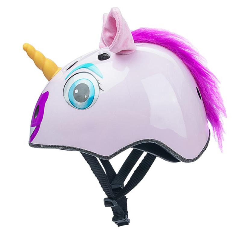 Kids Helm 3D Eenhoorn Fiets Helm Voor Meisje Jongen Kinderen Helmen Multi-Sport Fiets Helm Voor Skateboard Schaatsen scooter