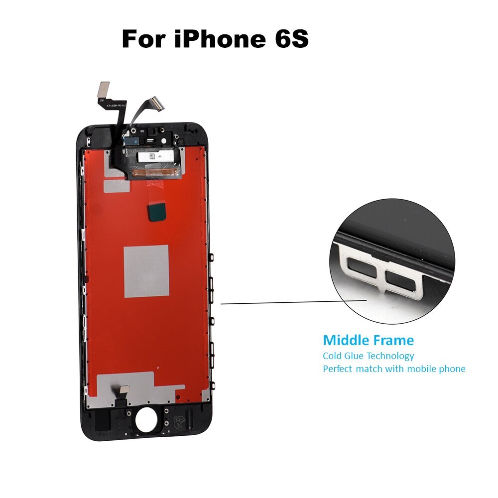 Qualità AAA + + + Display LCD Per iphone 6 s lcd Touch Screen digitizer Per iPhone6 dello schermo di 5S 6SPlus 7 7Plus No Dead Pixel + regali