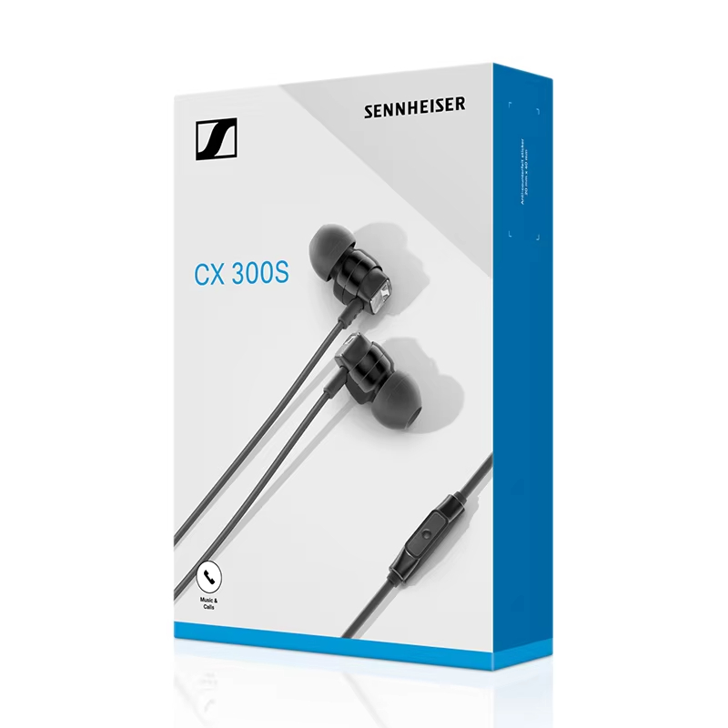 Sennheiser CX300S Wired Pure Bass Earphones Stereo Headset Sport Earbuds Noise Reduction Headphone for iPhone/Samsung/XiaoMi