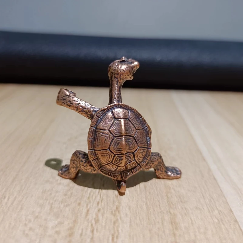 Encensoir Portable en forme de tortue, 1 pièce, support de brûleur, support en bois de santal, décoration de salon de thé, de bureau et de maison: Violet