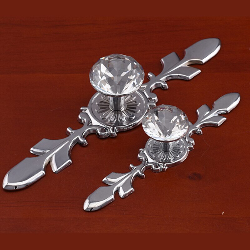 Luxe Diamond Crystal Handles Schoenendoos Kast Handgrepen Kast Deur Lade Knoppen Kledingkast Pulls Met Schroeven Hardware