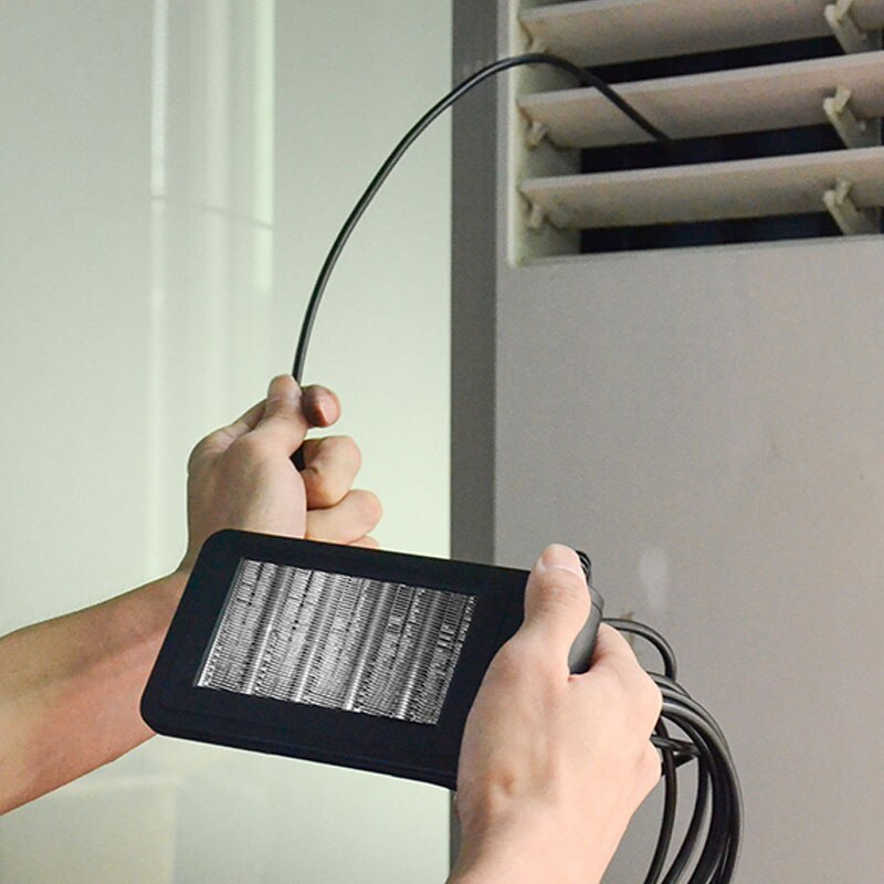 TACKLIFE 8LED Digital Endoscope Camera 1m 3m 5m 10m LCD Black Borescope Hand-held Industrial 4.3 inch 1080P Screen Endoscope