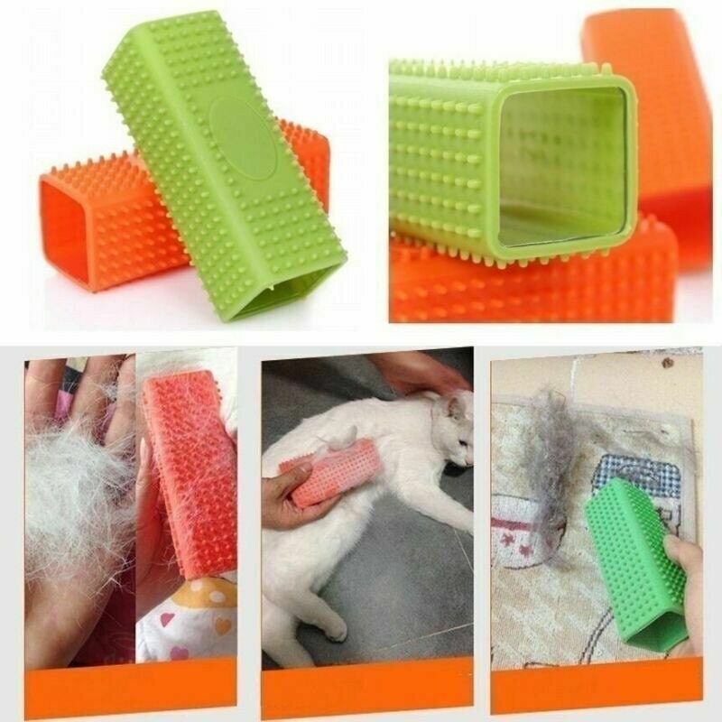 Brosse de nettoyage de canapé en Silicone, 1 pièce, en caoutchouc creux, pour animal de compagnie, chien, chat, voitures, meubles, tapis, vêtements