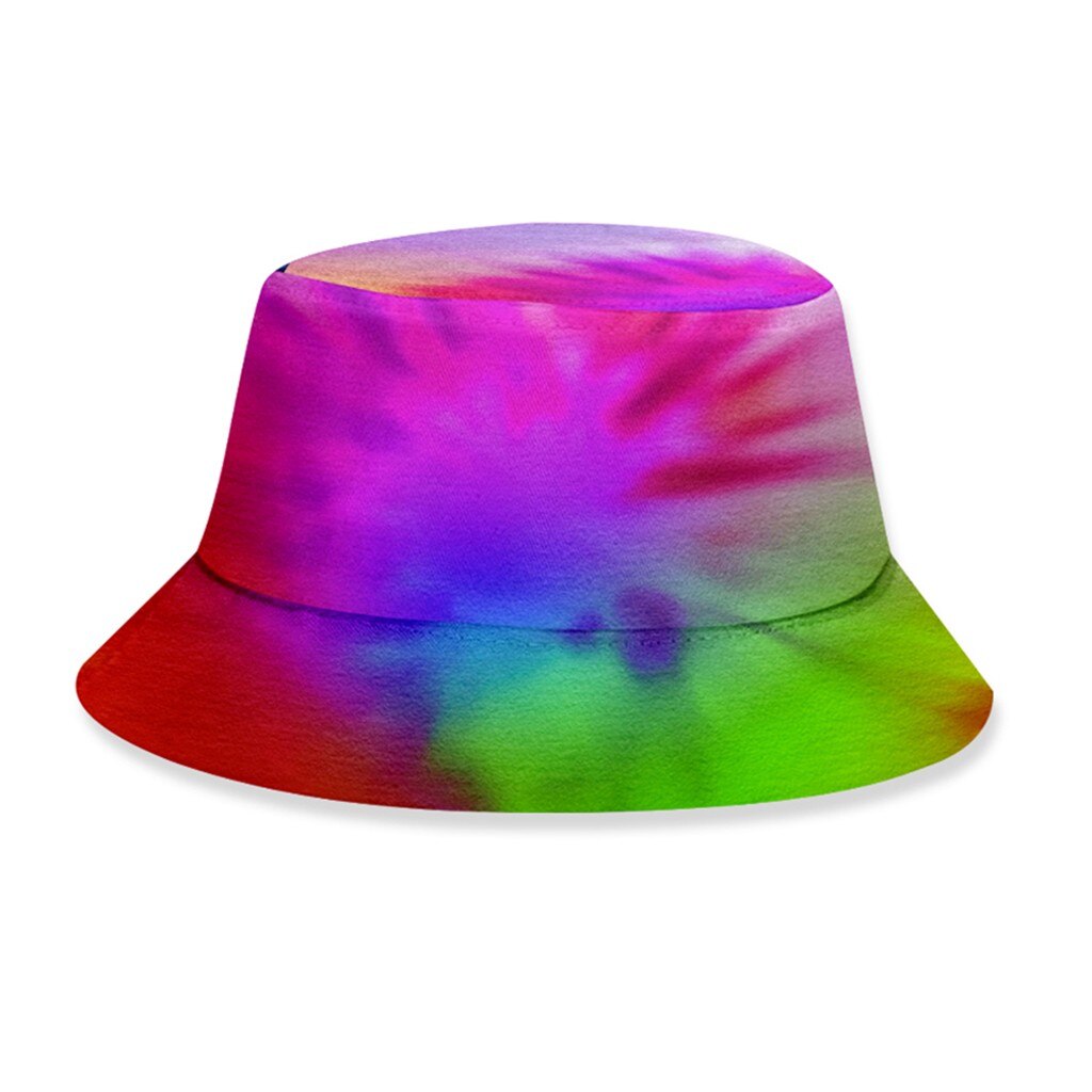 Unisex Foldable Bucket Hat Beach Sun Hat Men Women 3D Print Outdoor Activities Protecting Sun Hat Sunscreen Cap #z: Orange