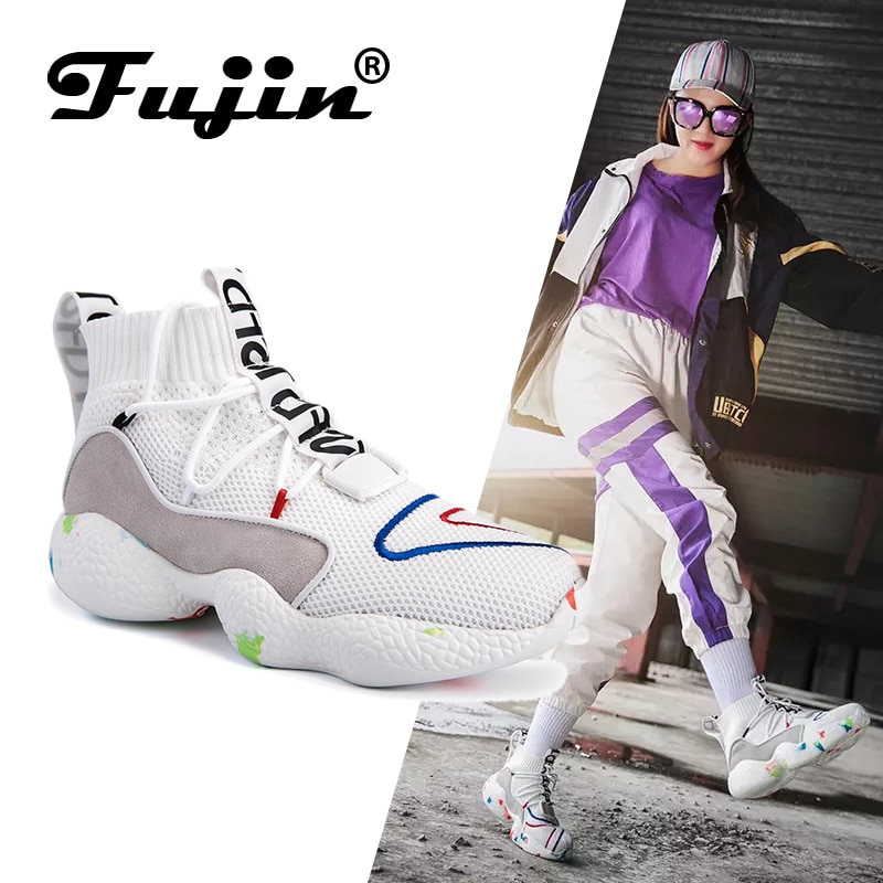 FUJIN Brand Women Casual Shoes Women Sneakers Flats Shoes Lace Up Comfortable Female Shoes for Women Shoes