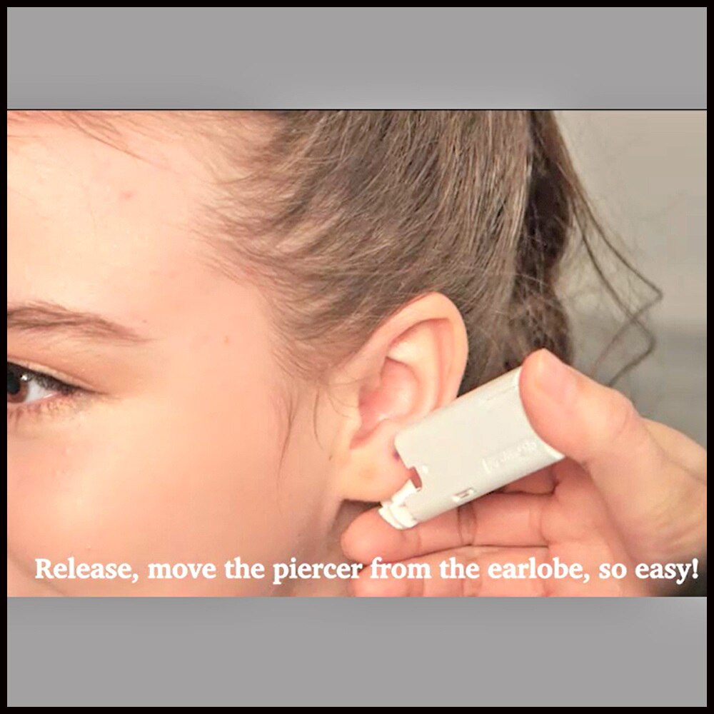 2 pièces oreille clou pistolet jetable aseptique ménage oreille Piercing pistolet Portable oreille Piercing pistolet groupe stérilisé oreille Piercing unité