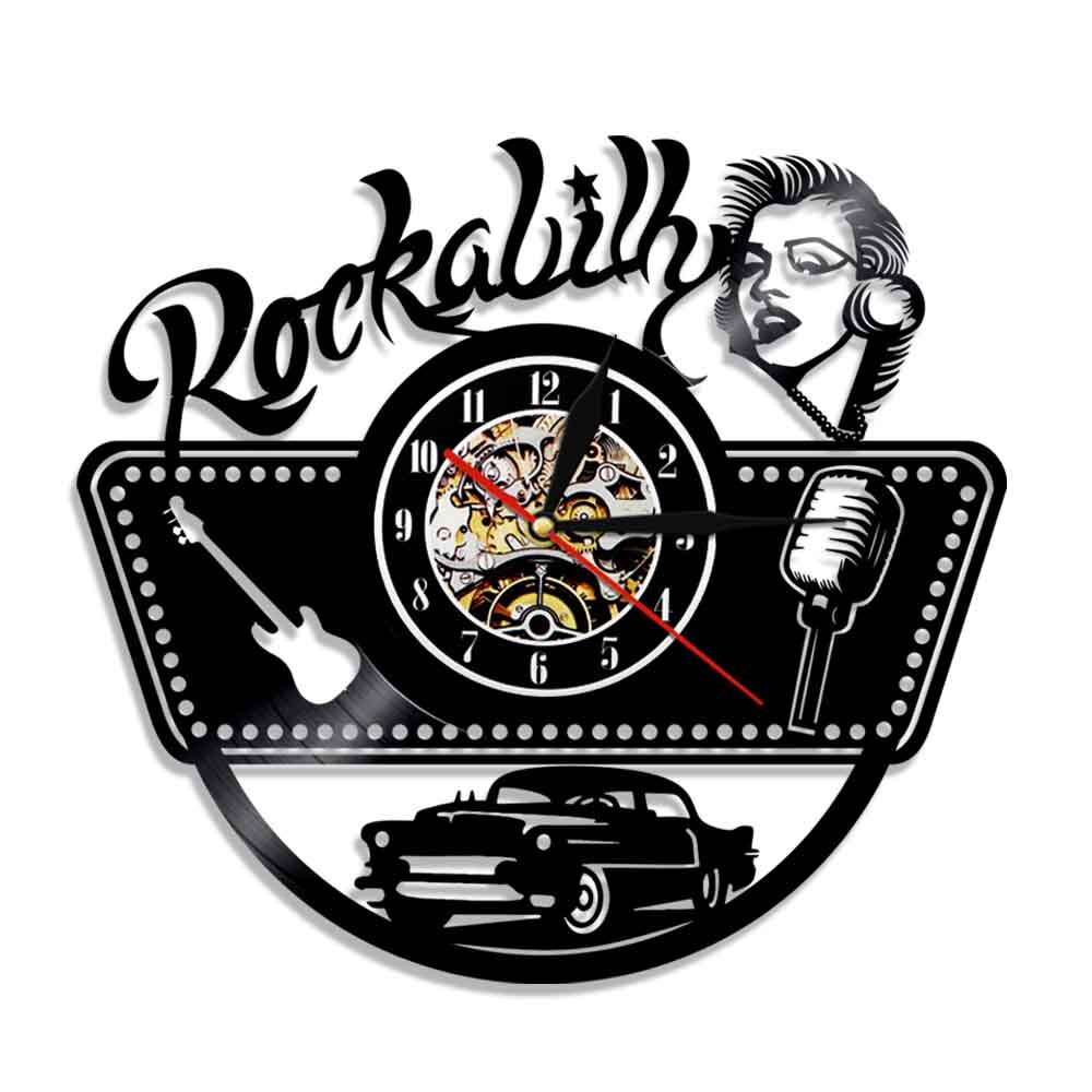 Role Model Singer Clock Actress Model Singer Wall Art Clock Vinyl Record W... – Grandado