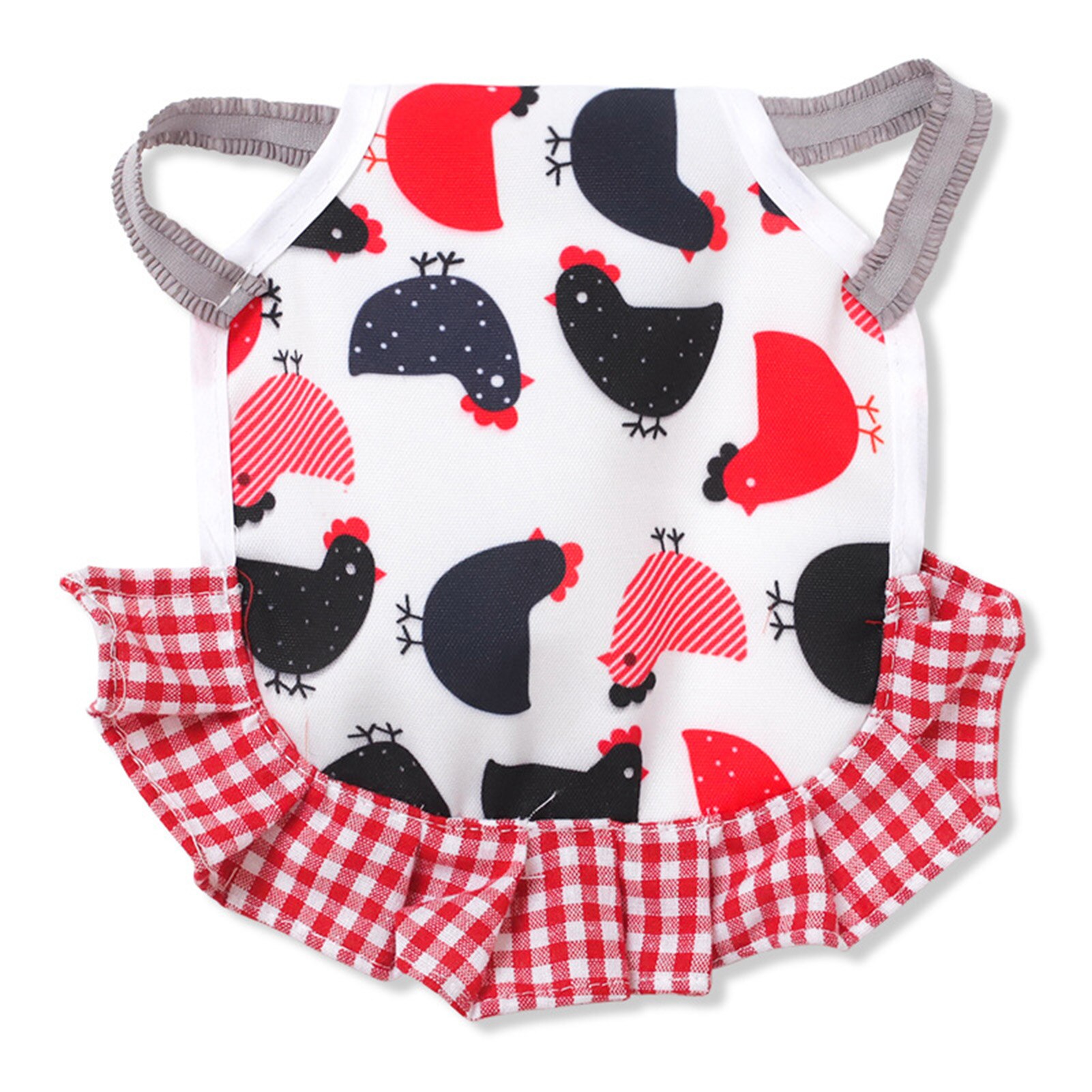 Tablier de poule élastique, motifs coq, selle de poulet, dos protecteur de plumes pour animaux de compagnie, tissu confortable, fournitures pour animaux de compagnie: B