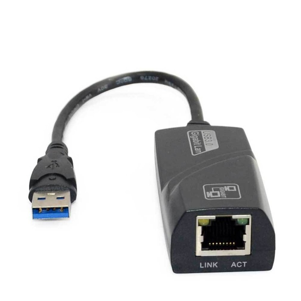 Externe Kostenloser Stock USB 3.0 Gigabit LAN USB zu RJ45 NIC RTL8153 Chip Aktualisierung netzwerk verbindung geschwindigkeit