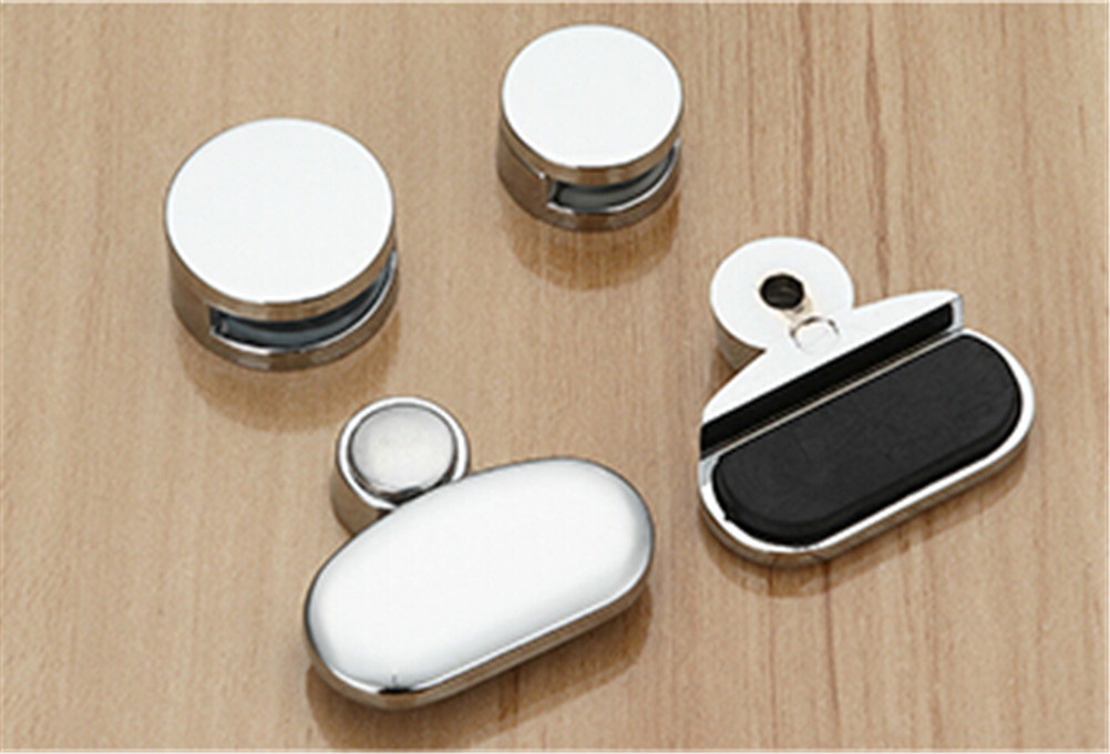 3 Styles Bathroom Mirror Glass Mirror Hinger Fixed Accessories Advertising Plate Glass Clamp Fixed Clip Mirror Mirror Fixed