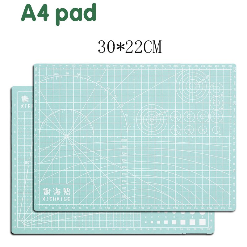 A4 Cutting Board Pad Patchwork Pad 30 * 22cm Cutting Pad Patchwork Tool Manual Diy Tool Double-sided Automatic Repair Carving: Mint Green