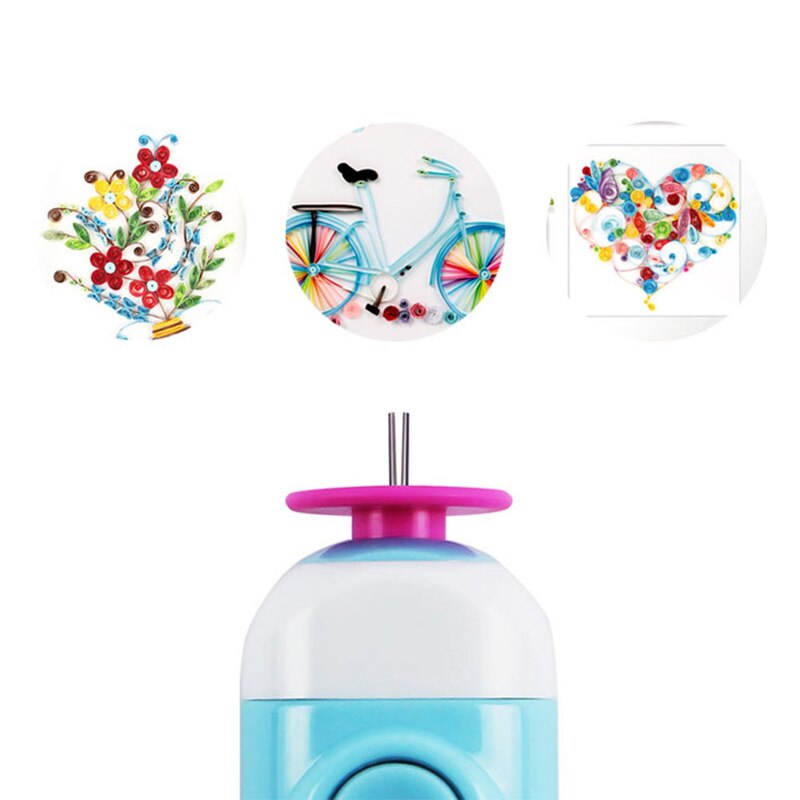 Origami Paper DIY Handmade Roll Paper Tool Slotted Needle Tool Paper Craft Electric Quilling Pen
