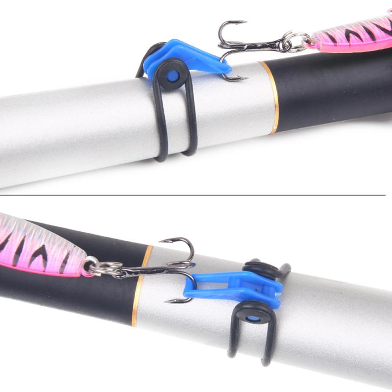 10 Stks/partij Plastic Vishaak Veilige Keeper Houder Lokken Accessoires Jig Haken Veilig Houden Voor Hengel Tool Aas Haak