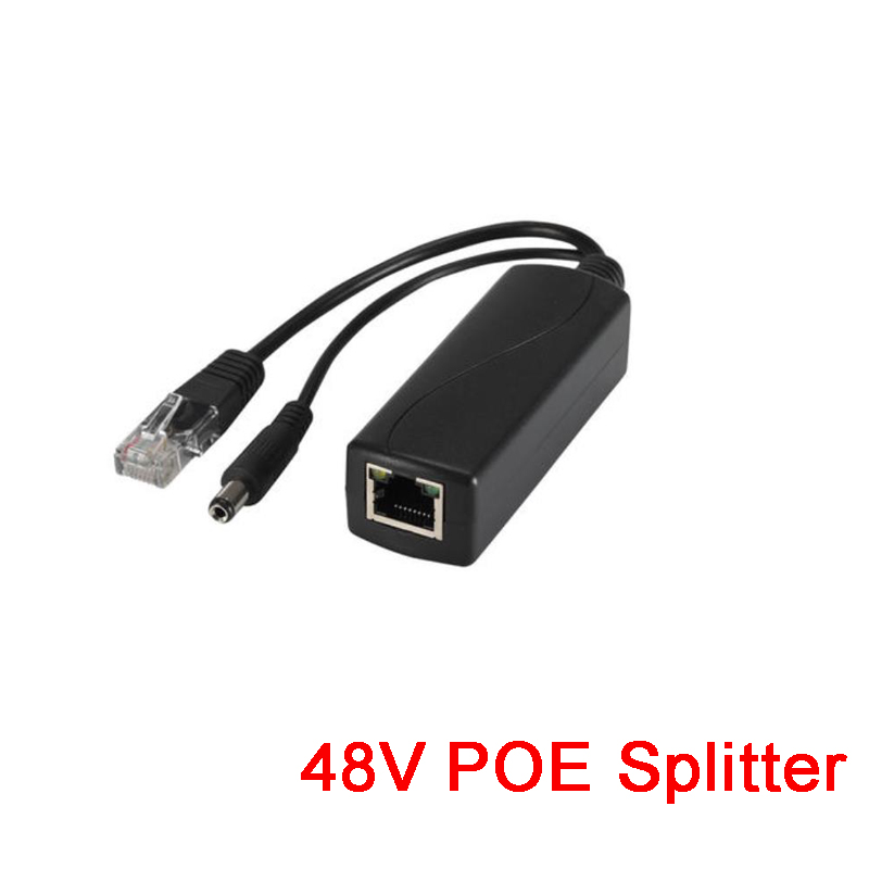 Poe Splitter 48v naar 12V standaard netwerkkabel voeding IP surveillance camera Splitter