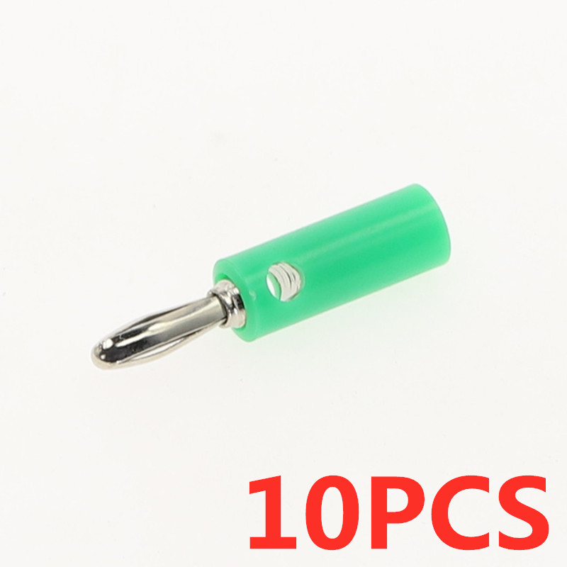 Macho hembra J072 4mm conector Banana macho hembra para insertar conector Pin Banana modelo DIY: Marfíl