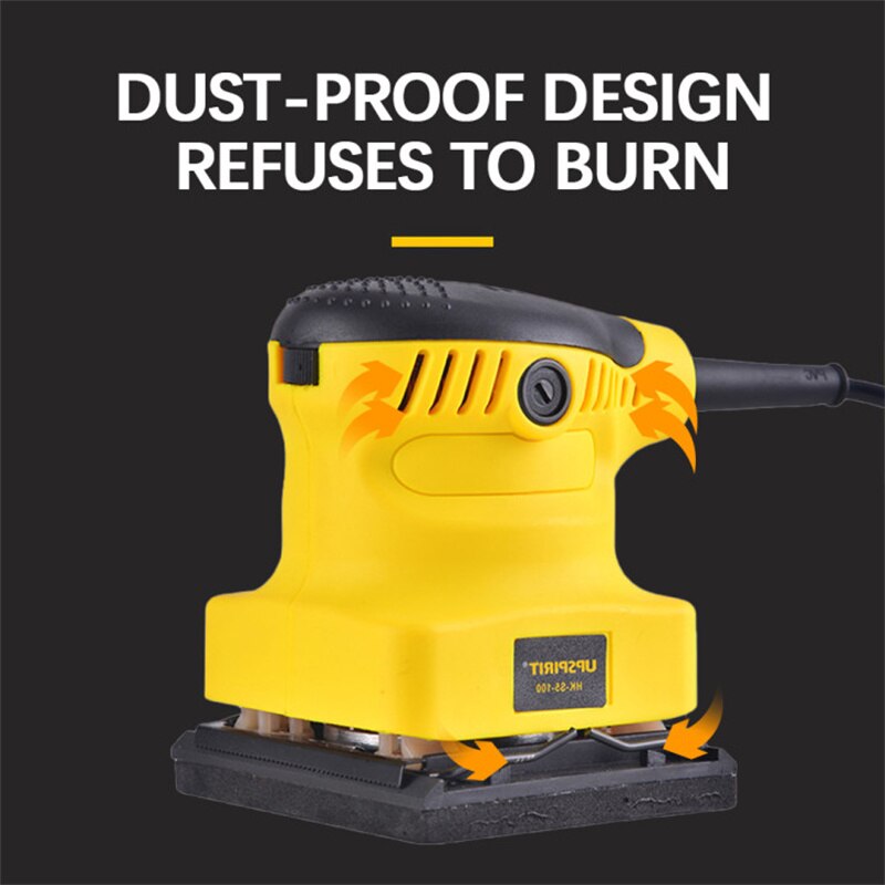 Electric Sander 240W Electric Wood Orbital Sander Machine Multi-function Household Furniture DIY Strong Dust Collection Polisher
