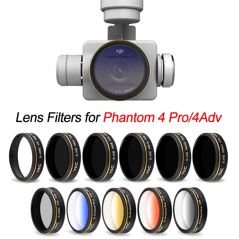 Albinar 49mm Graduated Neutral Density Filter – Split ND Grey For Cameras