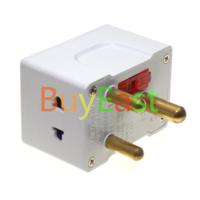 Big South Africa Electrical Adapter Type M 8.7mm 3 Way Multi Outlet 15A Fused