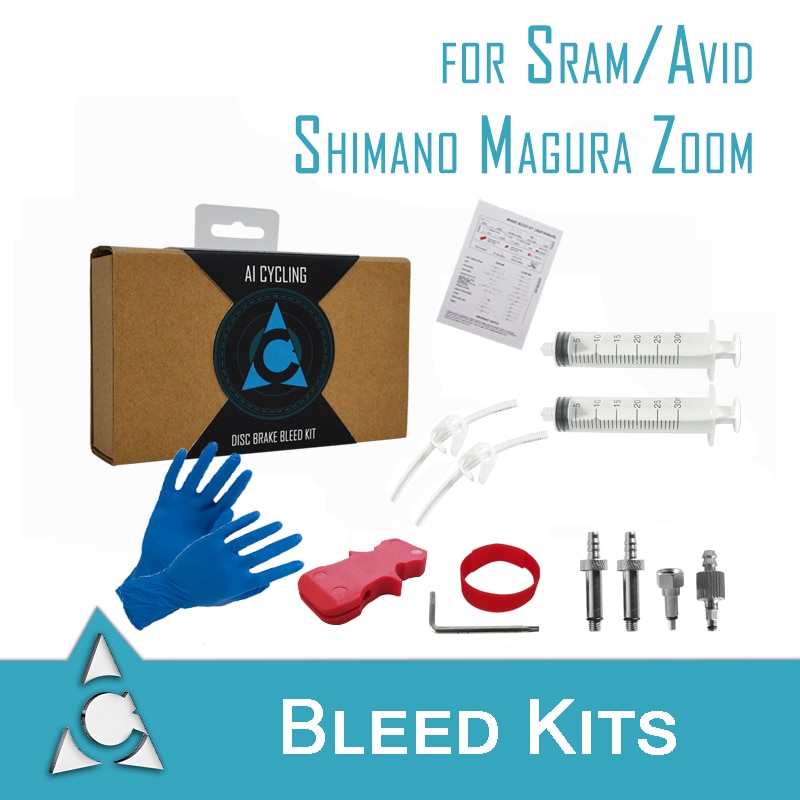 Bicycle Bleed Kit Hydraulic Disc Brake tool for SHIMANO AVID SRAM MAGURA ZOOM FORMULA HAYES NUTT Brake