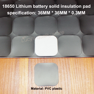 100 teile/los Gerste papier isolierung dichtung waschmaschine 18650 Lithium-batterie Pack spezielle hohe temperatur beständig solide mit adhesi: Braun