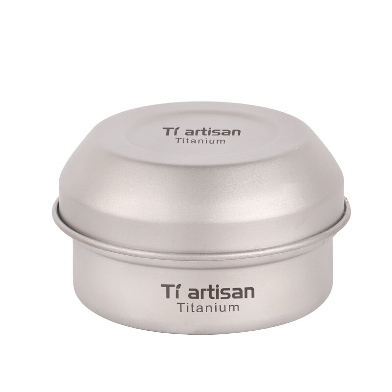 Tiartisan – Mini réchaud à alcool liquide, ultraléger, Portable, en titane, avec support, pour Camping et randonnée en plein air