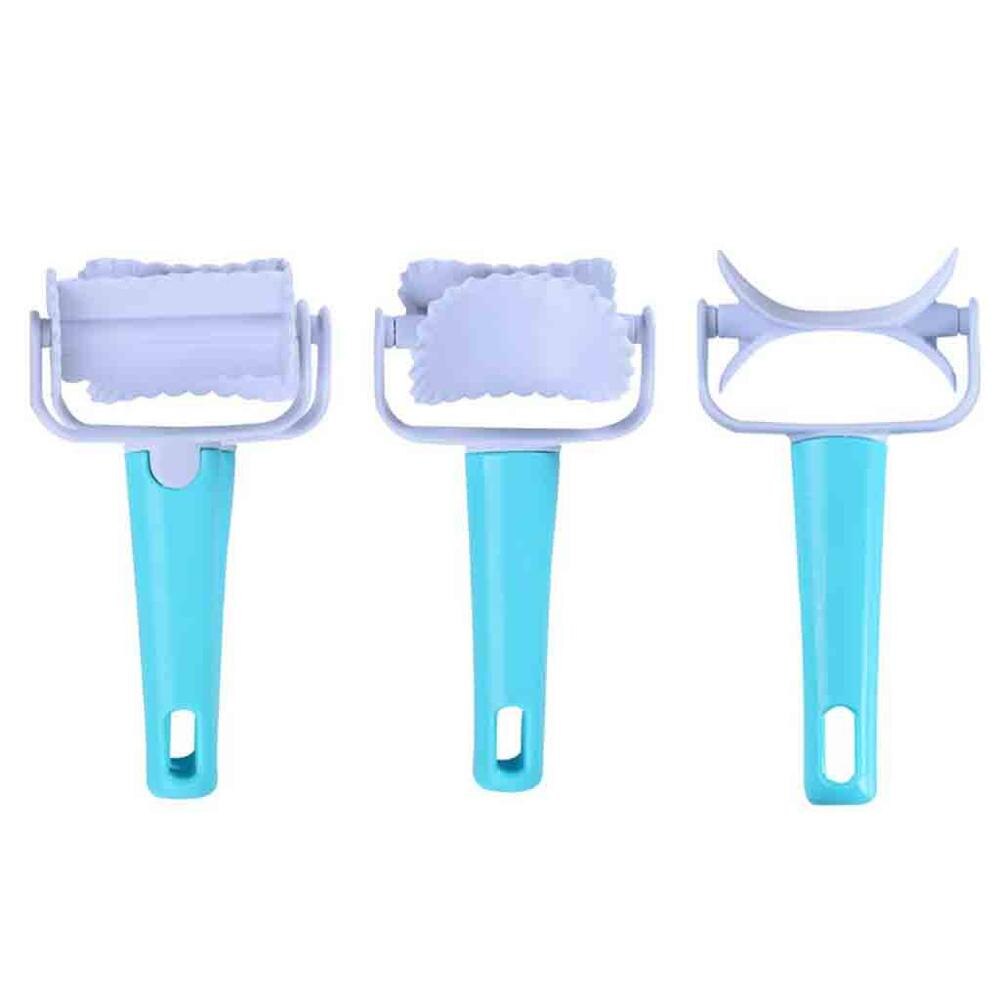 3PC Rolling Angel Biscuit Cookies Cutter Mold Maker Cake DIY Decorating Gun Kitchen Baking Mould Decorating Stamp Tools: Default Title