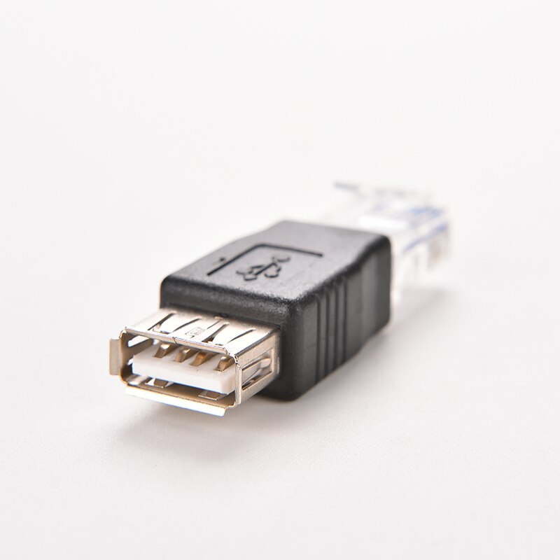 Laptop Lan Netwerk Kabel Ethernet Converter Plug Jetting Pc Crystal Head RJ45 Male Naar Usb 2.0 Af Een Vrouwelijke Adapter connector