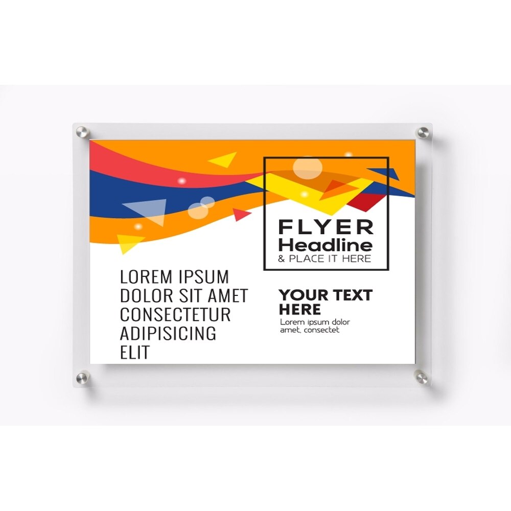 Wall Mounted Acrylic Plexiglass Poster Frames Picture Frames Wall Photo Frames For Picture Acrylic Wall Frame For Picture Rack