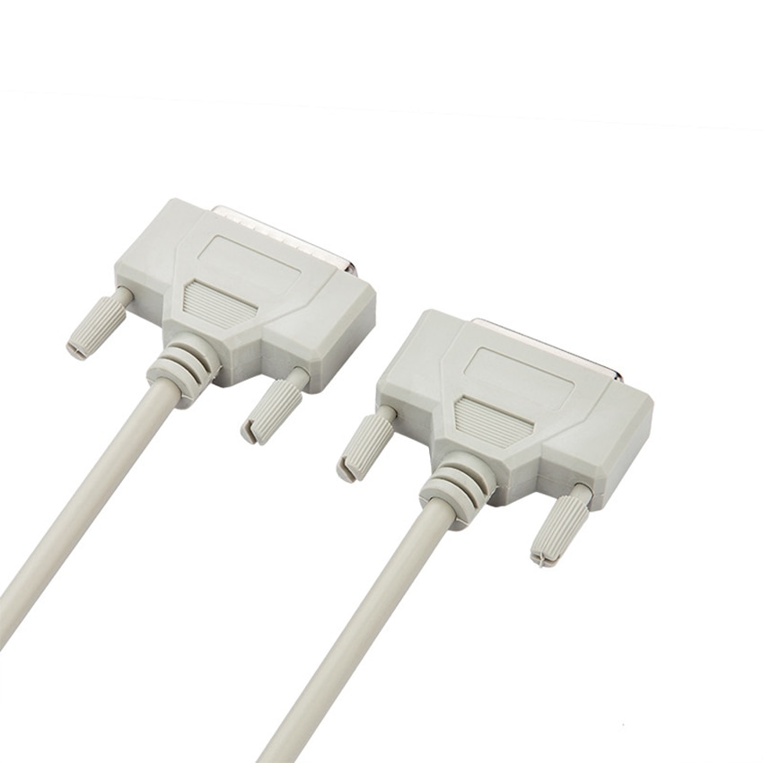 1.5/3 meter 25M-25F 25PIN Molding Parallelle Poort Verlengkabel DB25 Interface Man-vrouw Kabel Connector voor Printer