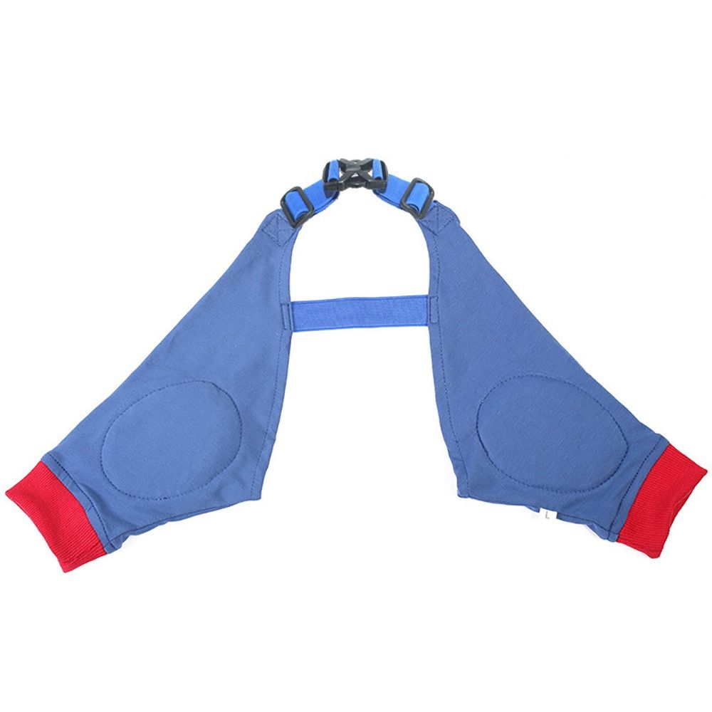 Práctico y transpirable funda de recuperación para perros, coderas suaves ajustables para cachorros, rodilleras antichar de algodón para pierna delantera de perro: Rosa