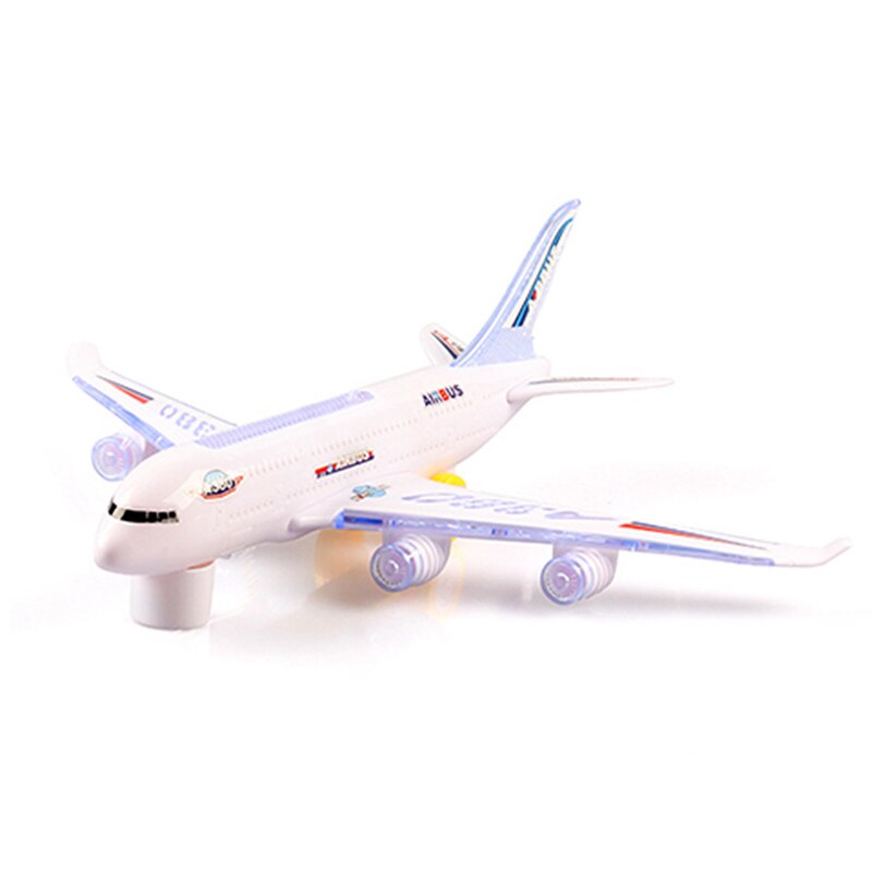 Mini Airbus A380 Model Vliegtuig Elektrische Flash Licht Geluid Speelgoed Airbus Model Vliegtuig Universele Vliegtuig Speelgoed voor Kinderen