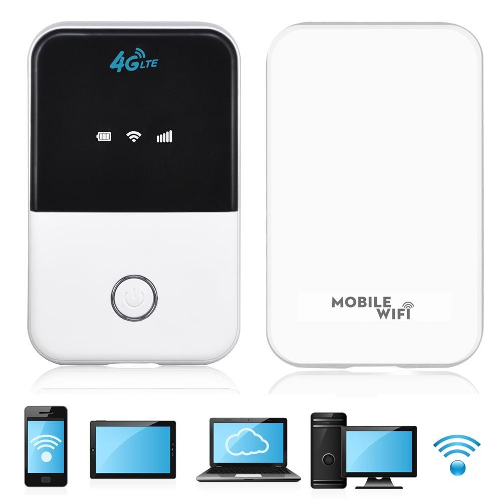 YIZLOAO 4G Lte Wifi Router Car Mobile Wifi Hotspot Broadband Portable Mifi Unlimit Modem Pocket Router 4G With Sim Slot