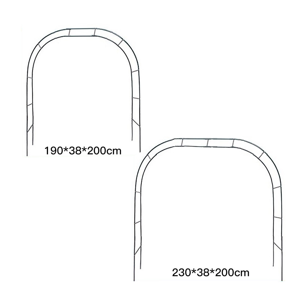 Pergola Boog Takken Plant Klimrek Bloem Stand Home Stabiele Diy Zwart Ijzer Tuin Tool Bruiloft Decoratie