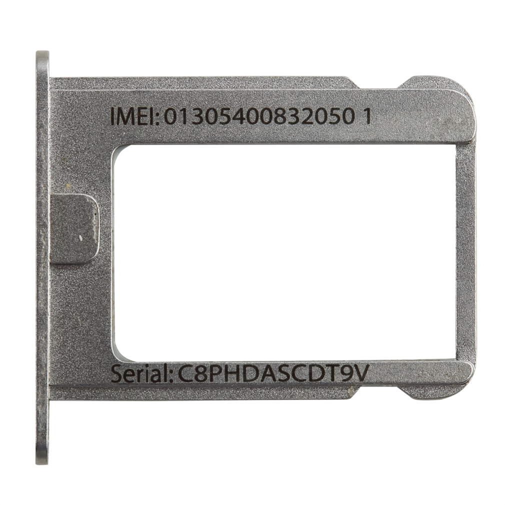 50 pièces/lot argent métal Micro SIM carte porte-plateau fente de remplacement pour Apple pour iphone 4 4G 4S 4th