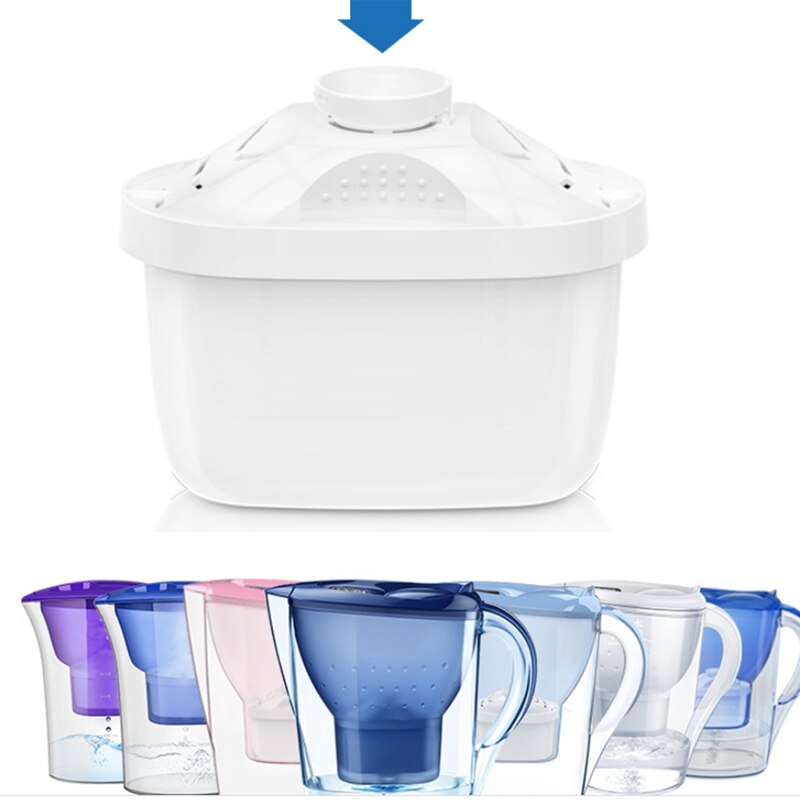 Filtros de repuesto para Brita, Siemens, Joyoung, filtro de agua de carbón activado para jarra de agua Brita, 6 unids/set por juego