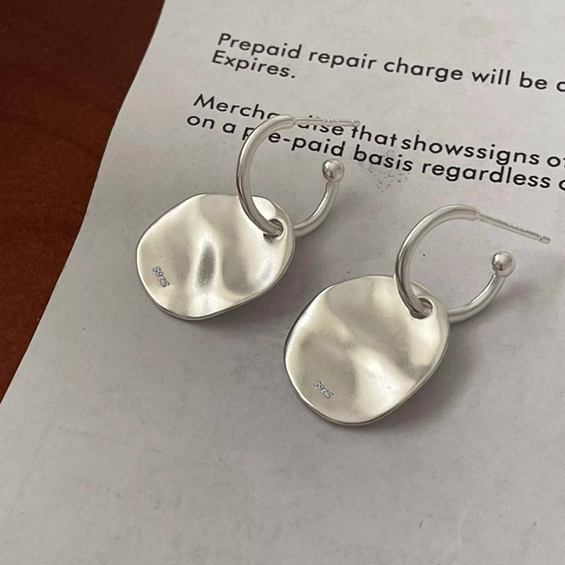 VENTFILLE-Boucles d'Oreilles Géométriques Incurvées en Argent Sterling 925, Bijoux en Forme de S, Bergame, Rétro, Unique, pour Femme et Fille, Directe: MULTI