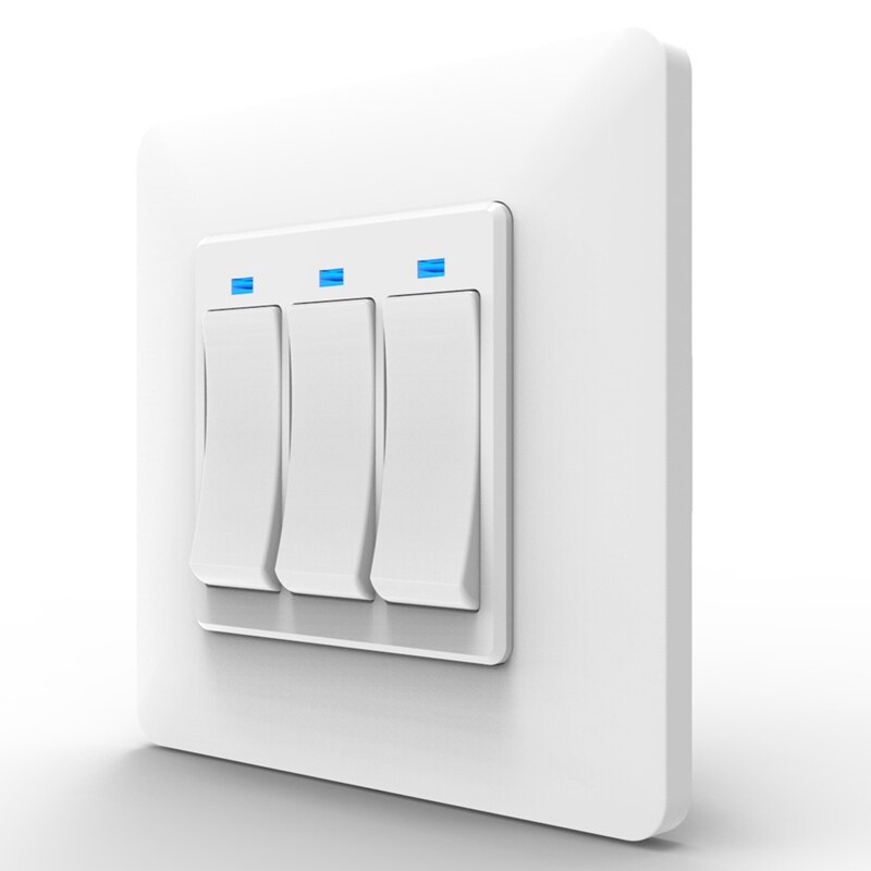 WiFi Smart Light Switch Push Button Smart Life APP Remote Control Works with Alexa Google Home for Voice Control EU