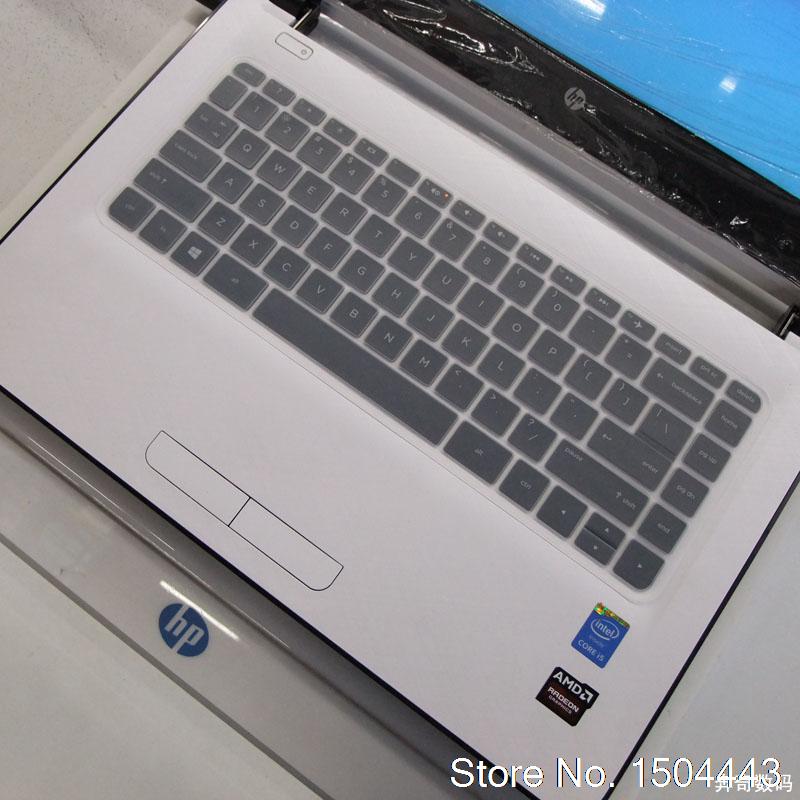For HP Pavilion 14-al108tx 14-al168tx 14-al022tu 14-al103tx 14-al061nr 14-al series Laptop keyboard Silicone Keyboard Skin Cover: transparent
