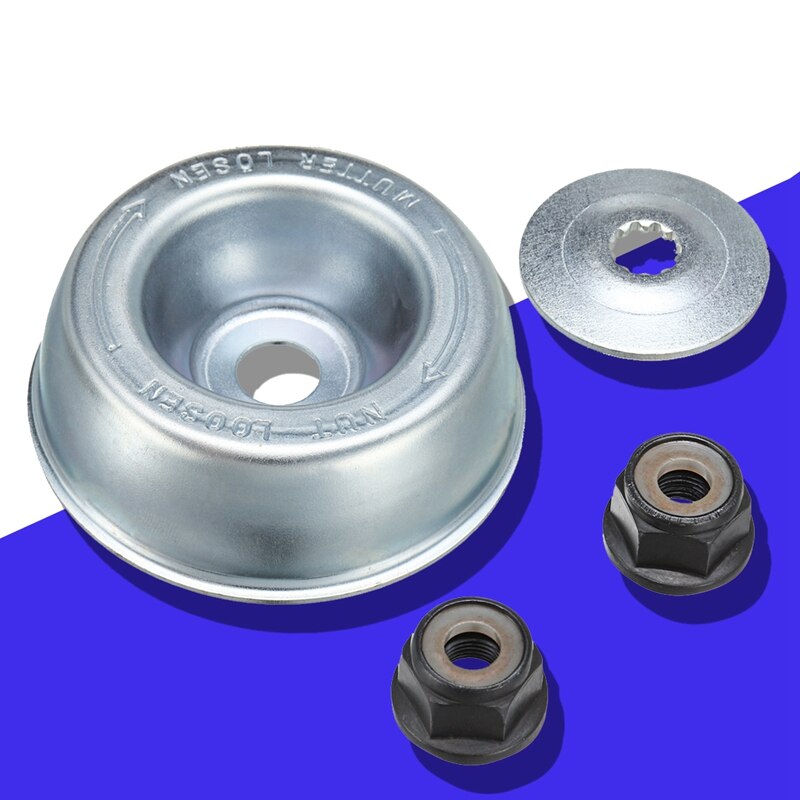 New4Pcs Replacement Gearbox Blade Nut Fixing Kit For Brushcutter Strimmer